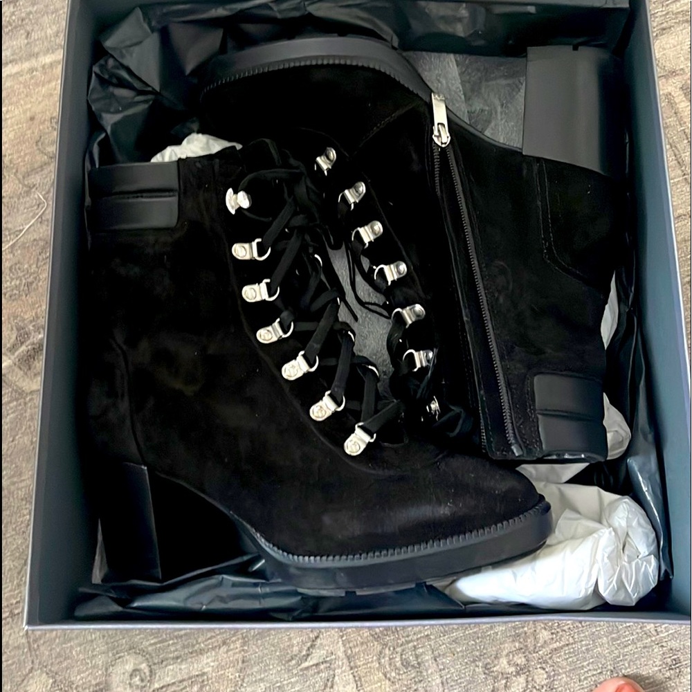 Women’s aquatalia iriana suede/calf boots